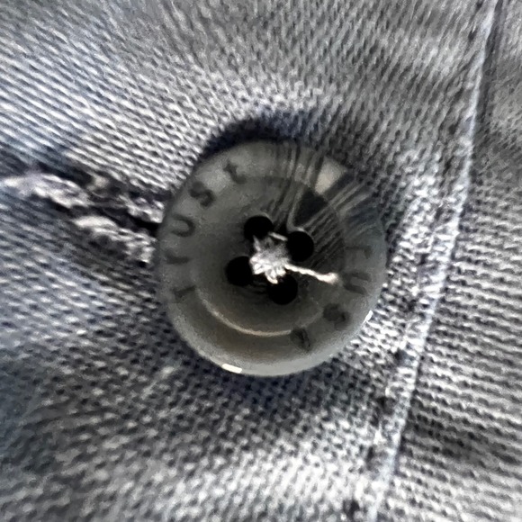 Trust Mens Periwinkle Blue Linen Blend Pleated Cuffed Dress Pants W42 L30 NEW - Picture 5 of 5